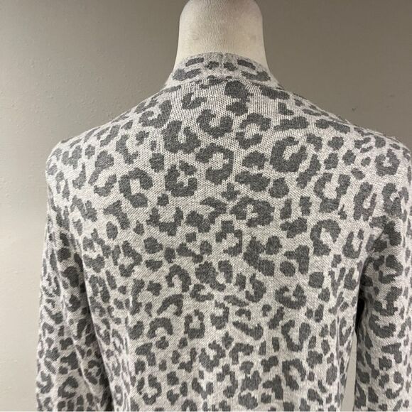 Ruby Moon leopard print long sleeve open cardigan size medium - Picture 7 of 11